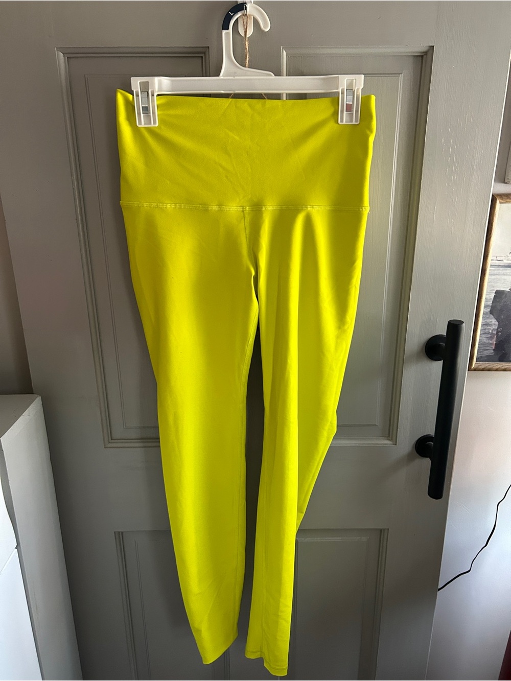 Old Navy High-Waist Neon Yellow Leggings